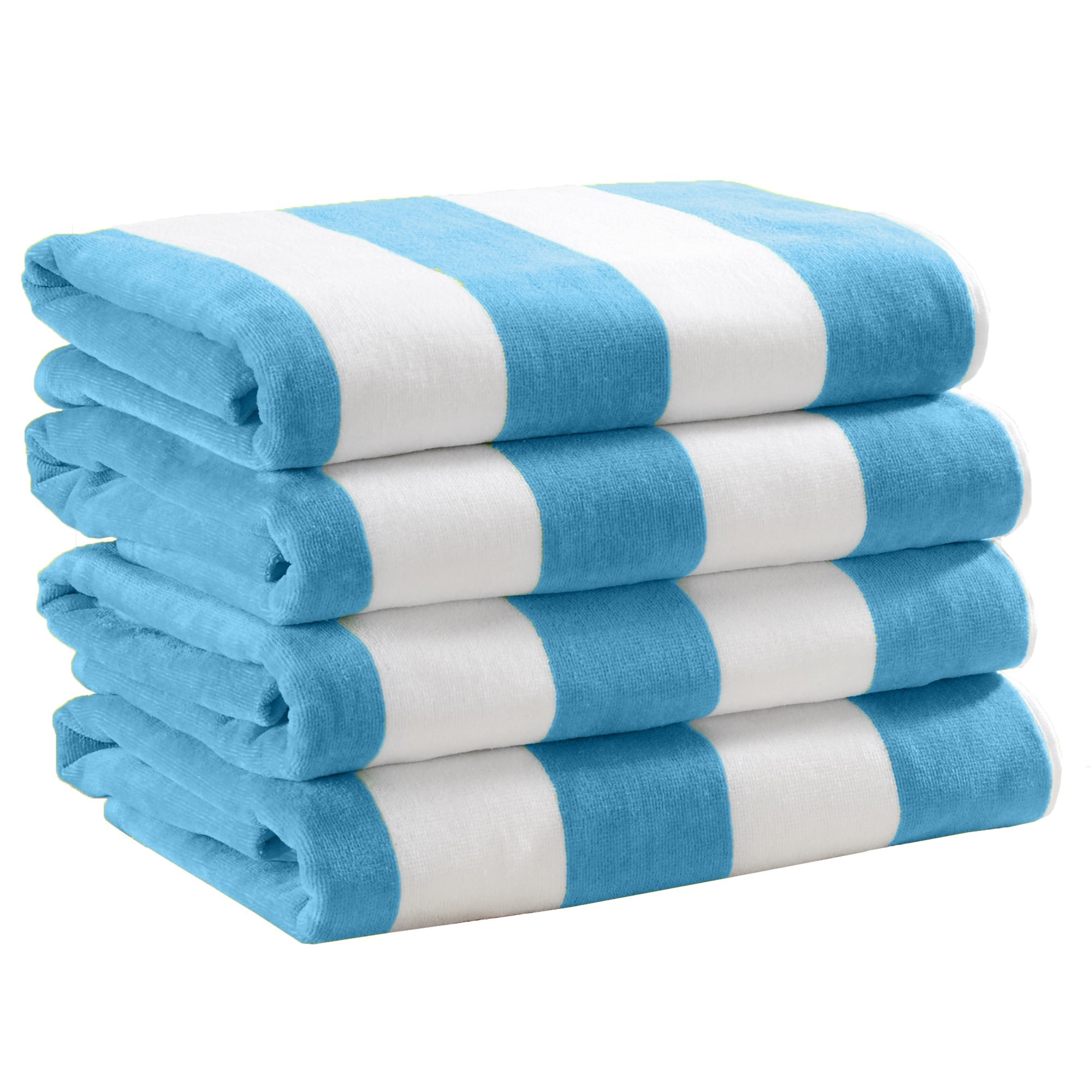 Voova & MOVAS 4Pack XL Large Bath Towels for Adults(34X68) - Cotton - Oversized Pool Beach Towels - Soft and Perfect Travel Towel for Men and