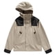 thumbnail image 1 of Chaquetas y abrigos casuales con capucha de manga larga para mujer, chaquetas de moda cómodas e informales con bloques de color, con bolsillo y cordón. Chaquetas y abrigos casuales con capucha de mang, 1 of 2