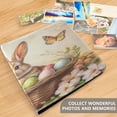 thumbnail image 5 of WOBOGO Orange Easter Rabbit Photo Albums 20 Pages Large Capacity DIY Self-adhesive Page PU Leather Cover for Family Wedding Anniversary Baby Vacation Photos 24×11.8in, 5 of 9