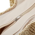 thumbnail image 5 of Kukuzhu Straw Tote Bag for Women Woven Beach Handbag Handmade Crochet Casual Straw Shoulder Bags Summer Bohemian Hobo Bags, 5 of 7