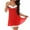 Red, variant on Odeerbi Women's Christmas Lingerie Dress Set Plus Size Babydoll 2025 Valentine's Day Christmas Sexy Racy Underwear Spice Suit Temptation Underwear+Briefs Red