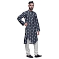 thumbnail image 2 of Atasi Kurta à Manches Longues Imprimé avec Ensemble de Pyjama pour Hommes Vêtements d'Été, 2 of 4