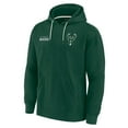 thumbnail image 2 of Unisex Fanatics Hunter Green Milwaukee Bucks Elements Super Soft Fleece Pullover Hoodie, 2 of 3