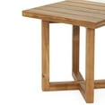 thumbnail image 4 of Province Acacia Wood Outdoor Square Side Table, Teak, 4 of 7