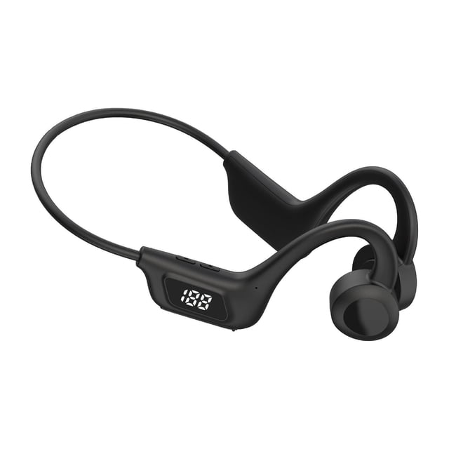 Auriculares de conducción Sidaley U9 impermeables 8H sonido claro Cables de audio/vídeo Negro