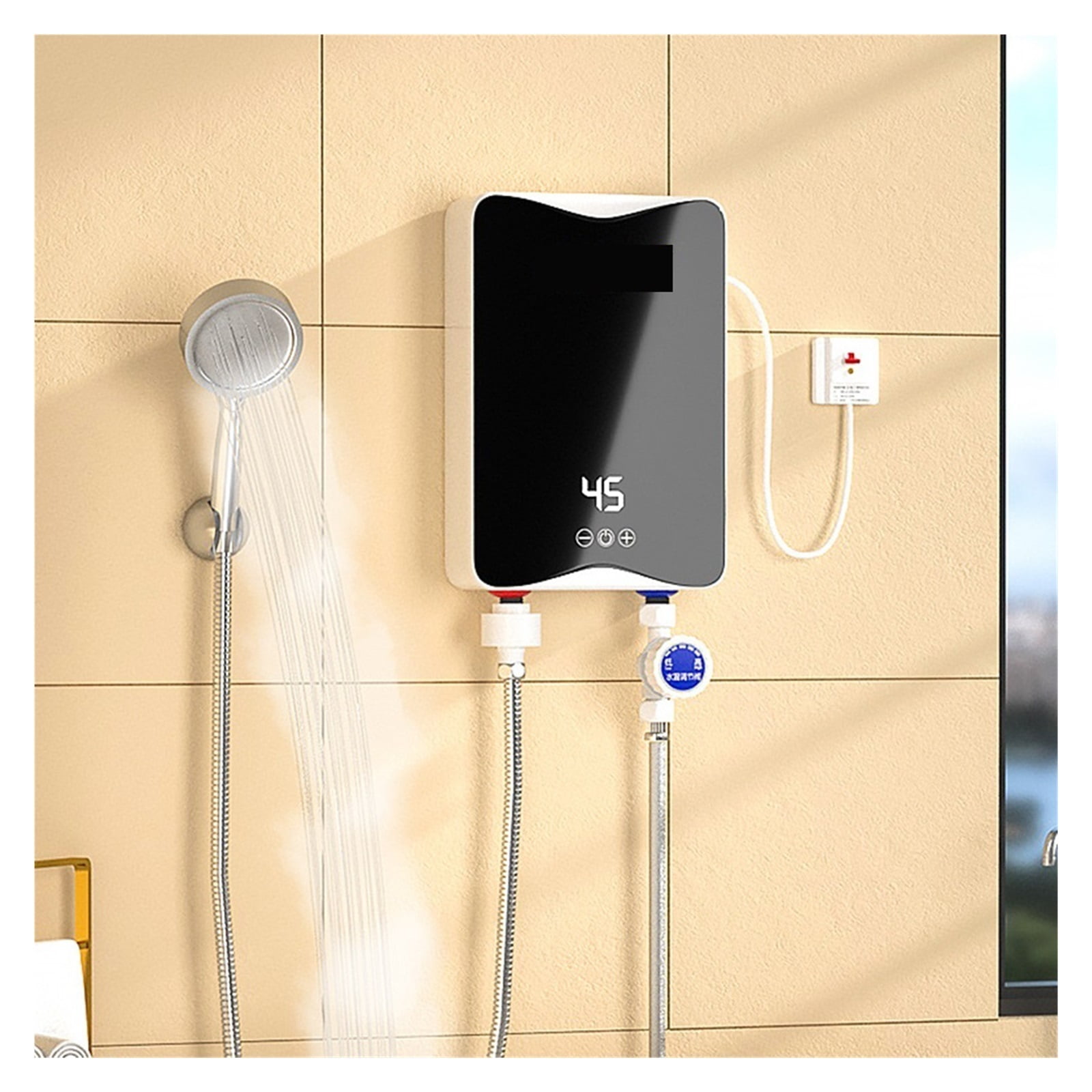 Instantaneous Electric Tankless Water Heater,Constant Temperature Heating For Kitchen And Bathroom,Electric Hot Water Heater ,Lightweight Portable Design