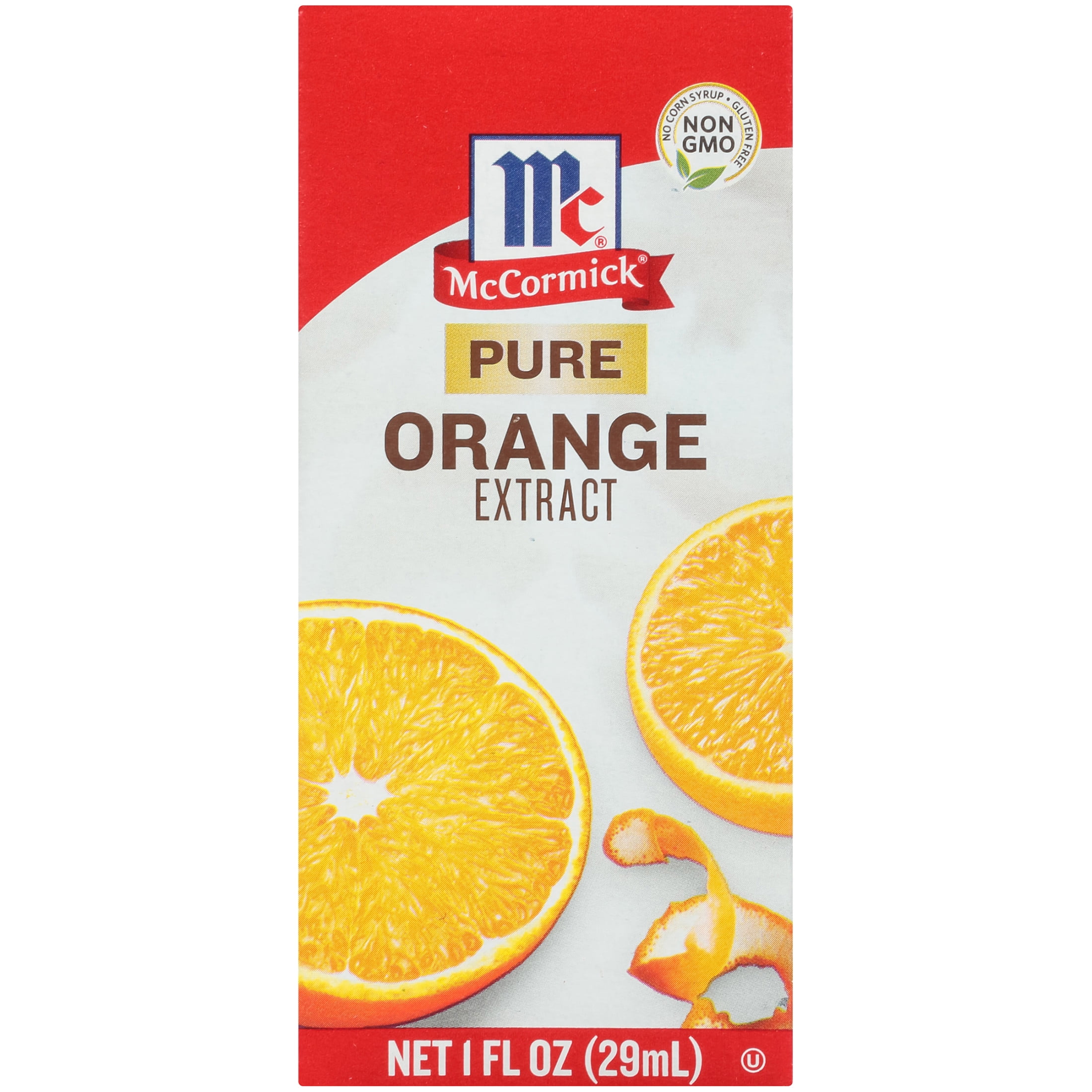 (3 pack) McCormick Kosher Pure Orange Extract, 1.0 fl oz Box