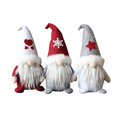 thumbnail image 3 of HongHeng 1Pc Small Handmade Gnome Figurines Plush Swedish Tomte Nisse Christmas Santa Claus Elf Home Desktop Stuffed Decor Xmas Holiday Party Supplies Table Ornament, 3 of 5