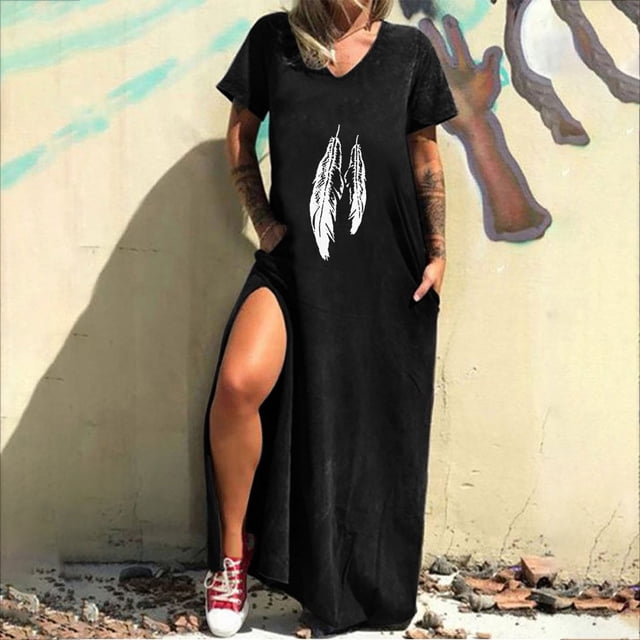 Fankiway Women'S Sleeveless Crew Neck with Pocket Floral Vintage Large Dress Plus Size Dresses for Curvy Women Spring Dresses for Women 6202