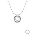 thumbnail image 2 of Delight Jewelry Silvertone You Are More Loved Infinity Ring Miracles Ring Charm Necklace, 18", 2 of 4