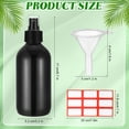 thumbnail image 2 of Botellas de aerosol Norme, 12 unidades, vidrio de 240 ml con embudos y etiquetas, 2 of 7