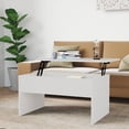 thumbnail image 1 of vidaXL Coffee Table High Gloss White 80x50.5x41.5 cm Engineered Wood, 1 of 5