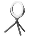 thumbnail image 2 of Lámpara De Anillo, ABS 6in 3000-6500K Anillo De Luz Negro Con Trípode De Escritorio Para Ocasiones De Toma De Maquillaje Para Reuniones En Línea De Transmisión En Vivo ANGGREK Otros, 2 of 8