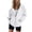 White, variant on Plebaso Tracksuit Sets for Women 2 Pieces Outfits Full Zip Hoodie and Biker Shorts Tracksuits Lounge Sets