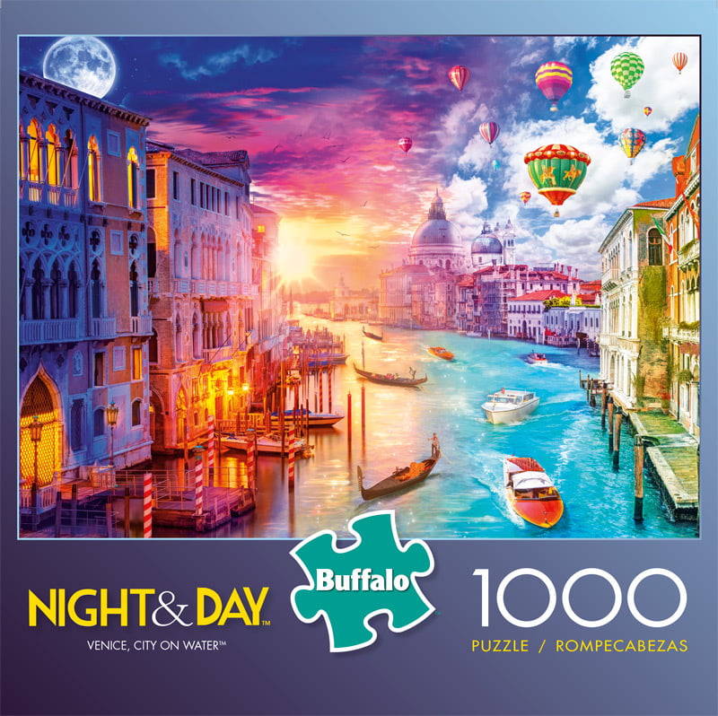 Buffalo Games Night N Day Stroll in Paris 1000 Piece Jigsaw Puzzle 20 X 27 for sale online 