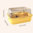 thumbnail image 2 of Large-Capacity Acrylic Hamster Cage Cage Mouse Small Animal Cage with Tube Exercise Wheel, 2 of 7