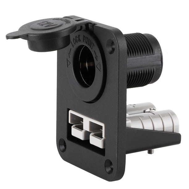 Adaptador de corriente para automóvil, adaptador para encendedor de cigarrillos, toma para encendedor de cigarrillos, toma de corriente para encendedor de cigarrillos, diseño aerodinámico