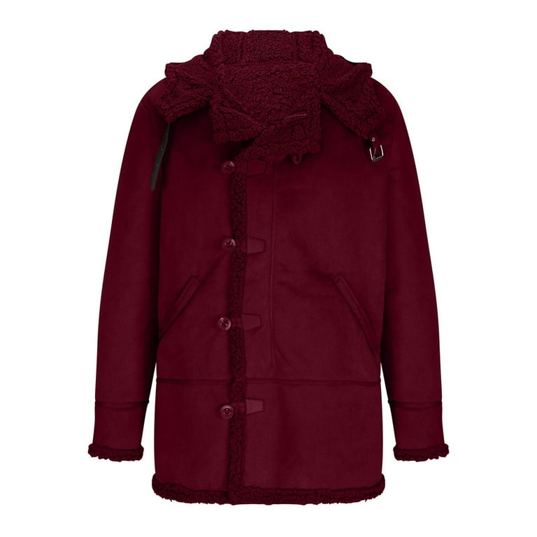 CHGBMOK Clearance Shirt Jackets Trench Coats Single-Breasted