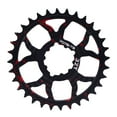 thumbnail image 4 of Bike Chainring, 32T Round Chainwheel Hollow Single Chain Positive and Negative Tooth Disc Chainring, 4 of 7