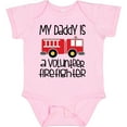 thumbnail image 3 of Inktastic Volunteer Firefighter Daddy Boys or Girls Baby Bodysuit, 3 of 5