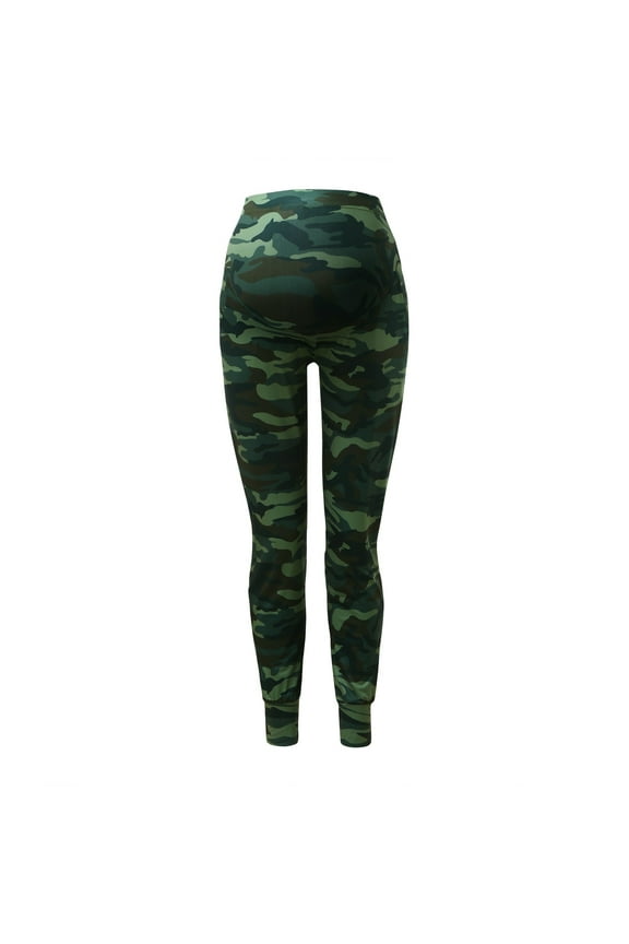 DavidCloth Maternity Women's Camouflage Casual Pants Loft Pants Stretchy Comfortable Maternity Clothes Pants Maternity Clothes plusomen Maternity Comfortable Pants