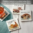 thumbnail image 4 of Thirstystone Cat Nappy 4-Pack Tumbled Tile Coasters, 4 of 7