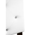 thumbnail image 4 of Home Bedroom Furniture Super Nova 2 White Tufted Queen Headboard, 4 of 6