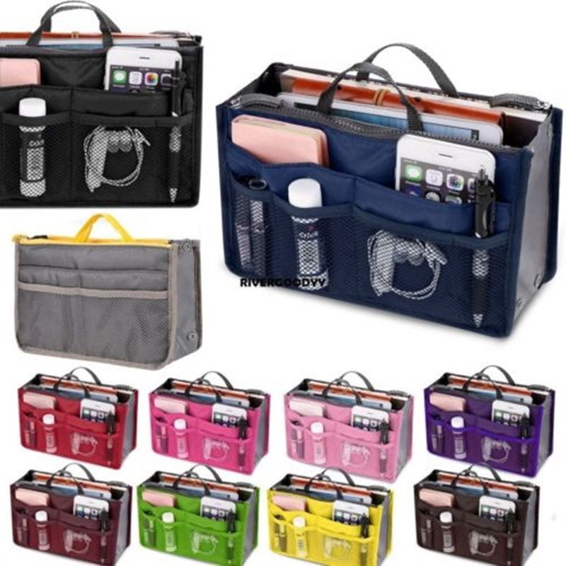 Details about   Insert Handbag Organiser Purse Liner Organizer Women Storage Bag Tidy Travel US 