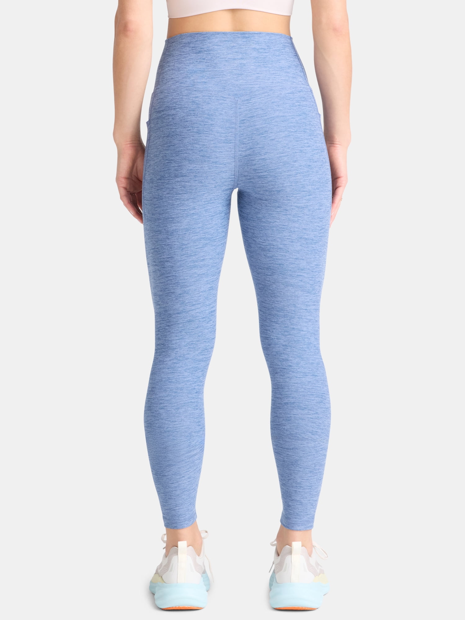 Athletic Works Women's and Women's Plus ButterCore Full Length Leggings with Pockets, Sizes XS-4X