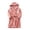 kids sleepwear - Pink, variant on REDARER Boys Girls Cartoon Hooded Bathrobe Sheep Chest Embroidery Self Tie Belt Ultra Soft Warm Flannel Kids Sleep Robe,7-8 Years