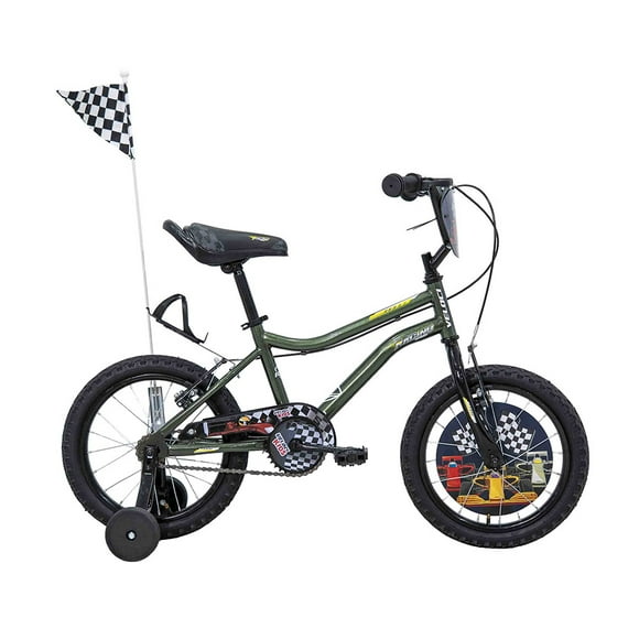 Bicicleta Veloci Racing BMX Rodada 16 Verde Infantil