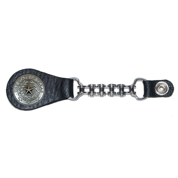 Handmade Texas Seal Bike Chain Vest Set. Made in Texas