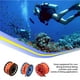thumbnail image 3 of Soidarity Carrete de seguridad de alta densidad, cuerda de 30m, ligero, de aluminio, cueva, buceo, tecnología, carrete, accesorios de natación, equipo Deportes acuáticos Rojo Soidarity  OD030923-03B, 3 of 6