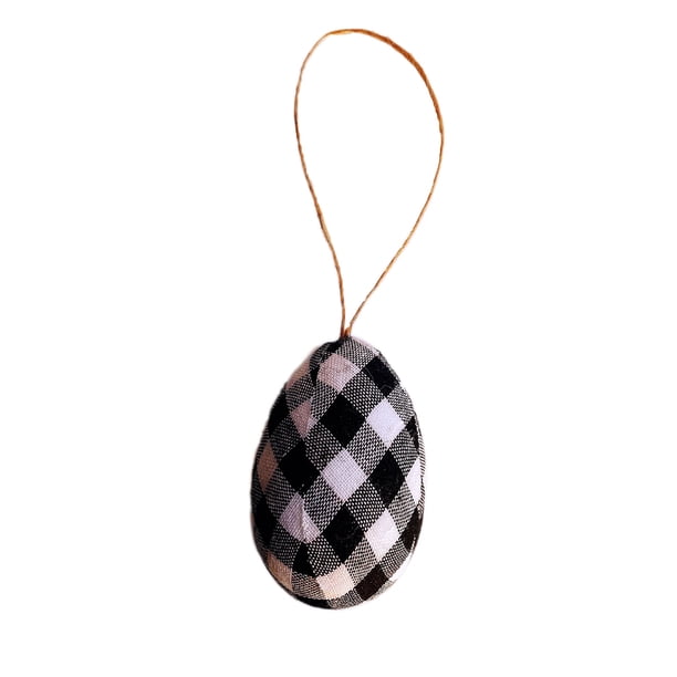 Comprado en un paquete de 10 Notas de captura de pantalla del pedido de compra: huevos de Pascua envueltos en tela en blanco y negro de 4x6 cm/exterior: tela relleno: espuma/manta ANGGREK Otros
