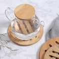 thumbnail image 2 of Estera de aislamiento térmico de madera Estera de bambú Estera de mesa creativa Estera de platos Estera anti-escaldaduras para el hogar Estera de olla Estera de tazón Estera de taza Estera de cazuela, 2 of 3