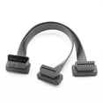 thumbnail image 2 of Car OBDII Extension Cable Replacement Auto OBDII Extension Cable Detachable Male to Dual Female 30cm 16 Pin Automotive Adapter Cord Wire Part, 2 of 8