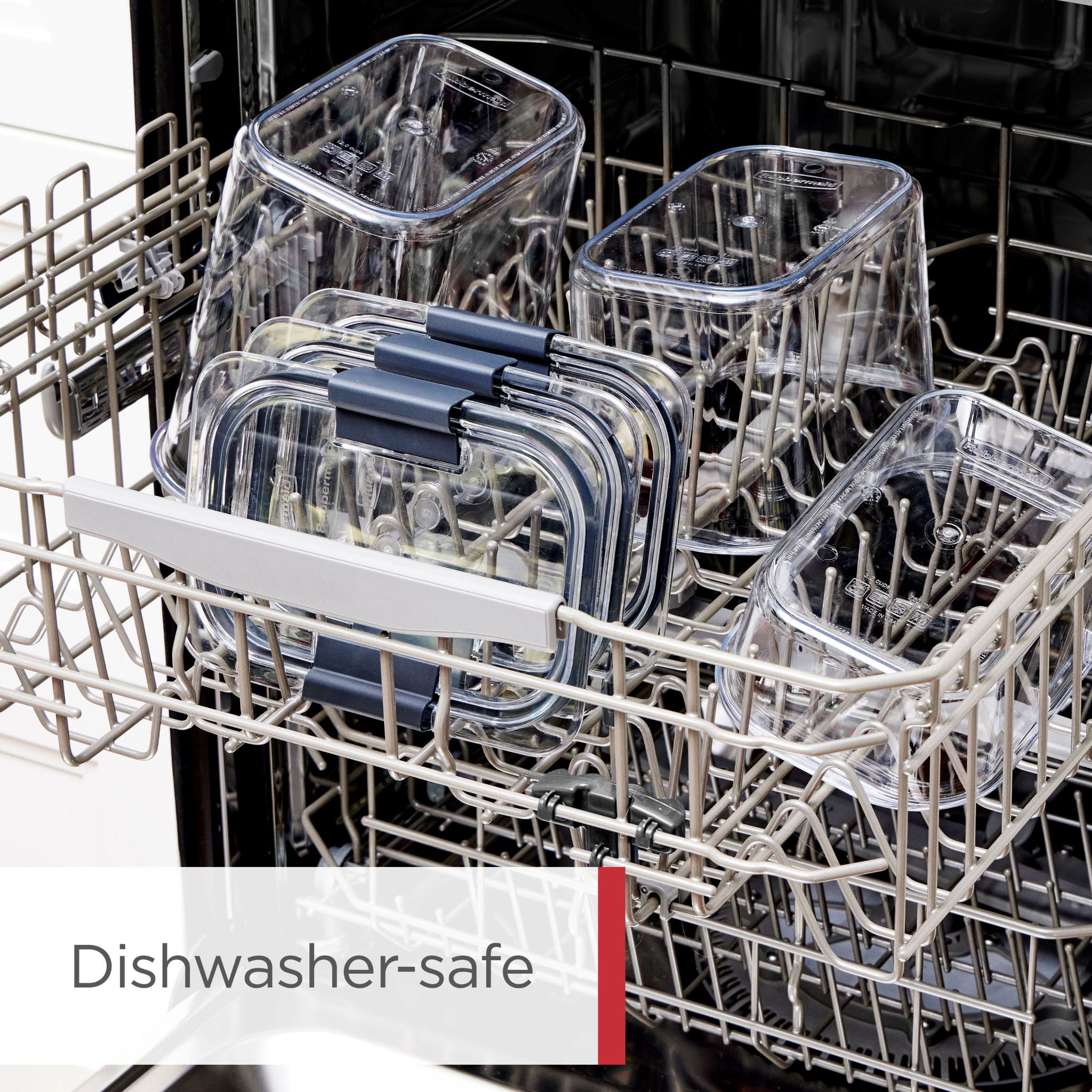 Rubbermaid Brilliance Pantry 7 Piece Set, Clear and Airtight Food and Pantry Storage Containers
