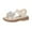 Beige, variant on Juebong Sandals for Baby Girls Clearance Kids Girls Strappy Sandal Open Toe Summer PU leather Sandal Slip On Princess Flat Sandals Flower Shoes for Kids Size 0-12 Years
