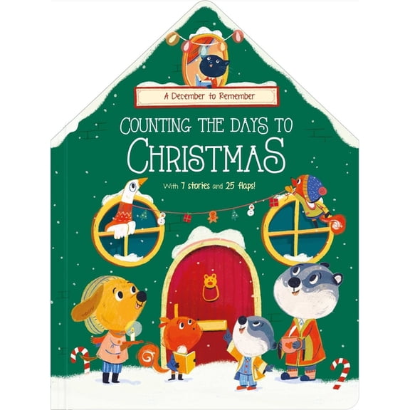 Counting the Days to Christmas, (Board Book)