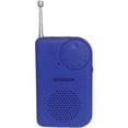 thumbnail image 2 of Sylvania Portable AM/FM Radio, Blue, SRC100-Blue, 2 of 2