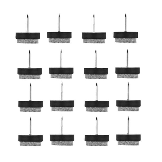Clavos de almohadilla de fieltro deslizadores protectores de piso anti-rayones para patas de muebles 16pcs