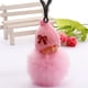 thumbnail image 3 of Llavero de bebé durmiendo, lindo llavero de muñeco de bebé con bola de piel sintética y bola de cristal rosa, colgante decorativo para bolso de coche, regalos para mujeres y niñas, 3 of 6