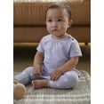 thumbnail image 4 of Modern Moments By Gerber Baby Girl Short Sleeve Top & Leggings, 2-Piece Outfit Set, (0/3 Months - 24 Months), 4 of 13