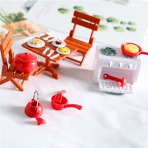 WORGEOUS Simulated Stove Miniature Stove Compact Design 1 Set for DIY Projects