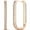 Rose Gold, variant on Cate & Chloe Nadia 18k White Gold Plated 24mm Hoop Earrings with Swarovski Crystals Gift for Women