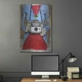 thumbnail image 5 of Luxe Metal Art 'Blue Flamingo' by Loui Jover, Metal Wall Art, 24"x36", 5 of 9