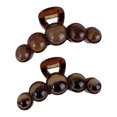 thumbnail image 2 of Large Size Beaded Barrettes Acrylic Comfortable Hair Grip Clip Fashionable Accessory For Long Hair And Most Outfits, 2 of 4