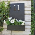 thumbnail image 4 of Placa de número de casa HASWARE de 10 cm de aleación de zinc color plata, 4 of 8
