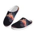 thumbnail image 2 of Yiaed Explosive Fluid Splash Art Print Slippers Fuzzy Warm Cozy Slippers Non Slip House Slippers For Indoor Outdoor Slippers House Slippers-39/40, 2 of 7