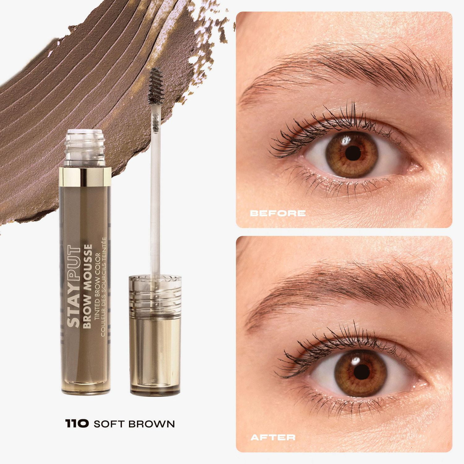 Milani , Stay Put Mousse à Sourcils Couleur de Sourcils Teintée